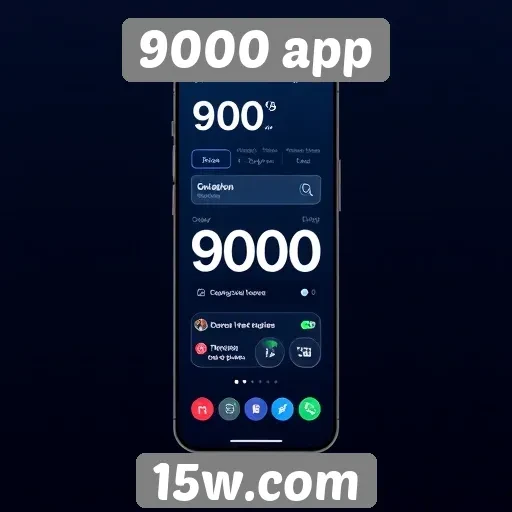 Análise da interface do usuário do 9000 app